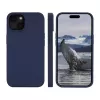 dbramante1928 Funda de silicona Monaco con MagSafe para iPhone 15 Pacific Blue