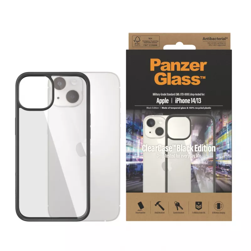 PanzerGlass ® ClearCase Transparente iPhone 14 | 13