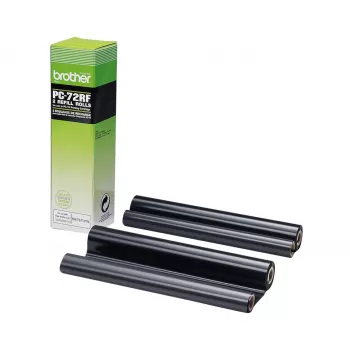 Brother PC-72RF Accesorio para fax cinta de fax 144 páginas negro 2 uds.