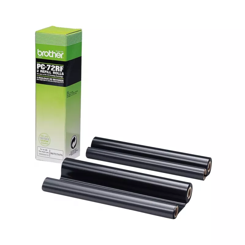 Brother PC-72RF Accesorio para fax cinta de fax 144 páginas negro 2 uds.