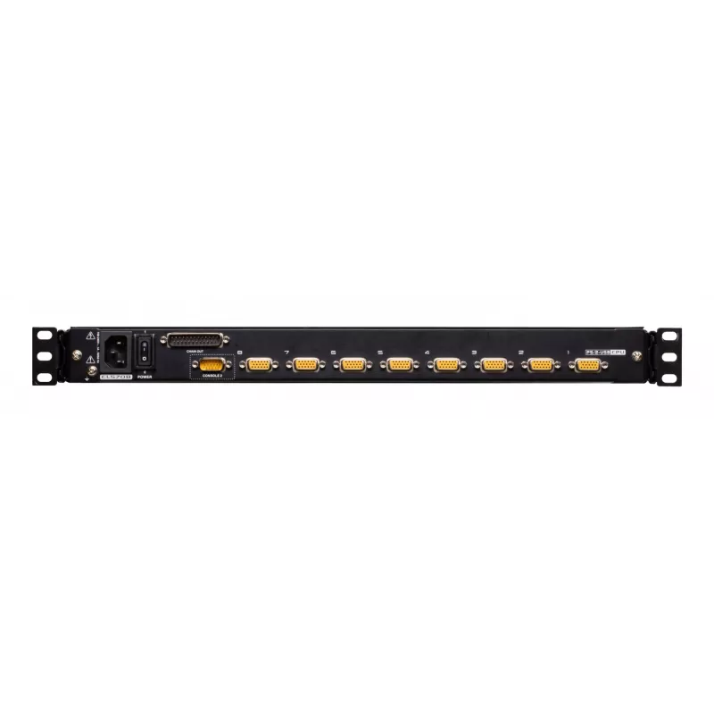 Conmutador KVM ATEN CL5708M montaje en rack negro 1U 17 pulgadas LCD CL5708M-UK