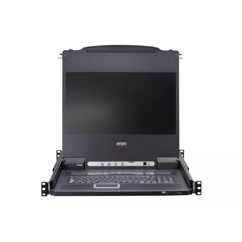 Conmutador KVM ATEN CL5708M montaje en rack negro 1U LCD 17 pulgadas CL5708M-CH