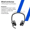 HP Poly Voyager Focus 2 Microsoft Teams Certified USB-C-C auricular + adaptador USB-C/A