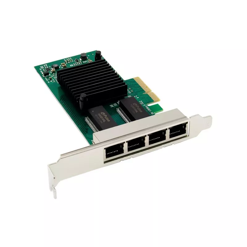 Tarjeta de red MicroConnect I350-T4 PCIe x4 1GbE – 4 puertos Gigabit Ethernet PCIe x4