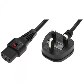 Cable de alimentación MicroConnect UK Tipo G a conector IEC C13 – cable de alimentación para ordenadores y periféricos