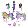 Unicorn Academy, Magic Unleashed Adventure Pack, idea de regalo de Pascua, incluye muñecas Sophia, Ava, Ravenzella, unicornios Wildstar, Leaf y más