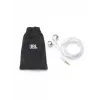 JBL Tune 205, Con cable, 20 - 20000 Hz, Llamadas/Música, 14,3 g, Auricular, Cromo, Blanco