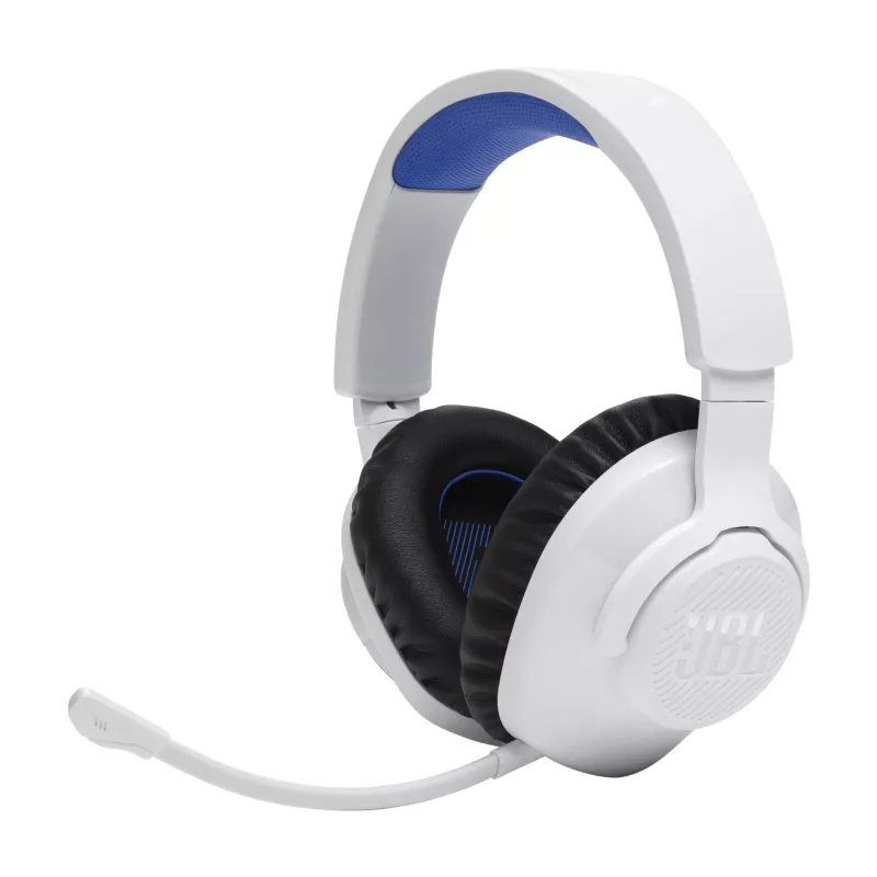 JBL Quantum 360P Auricular Inalámbrico Diadema Gaming USB Type-C Bluetooth Azul, Blanco