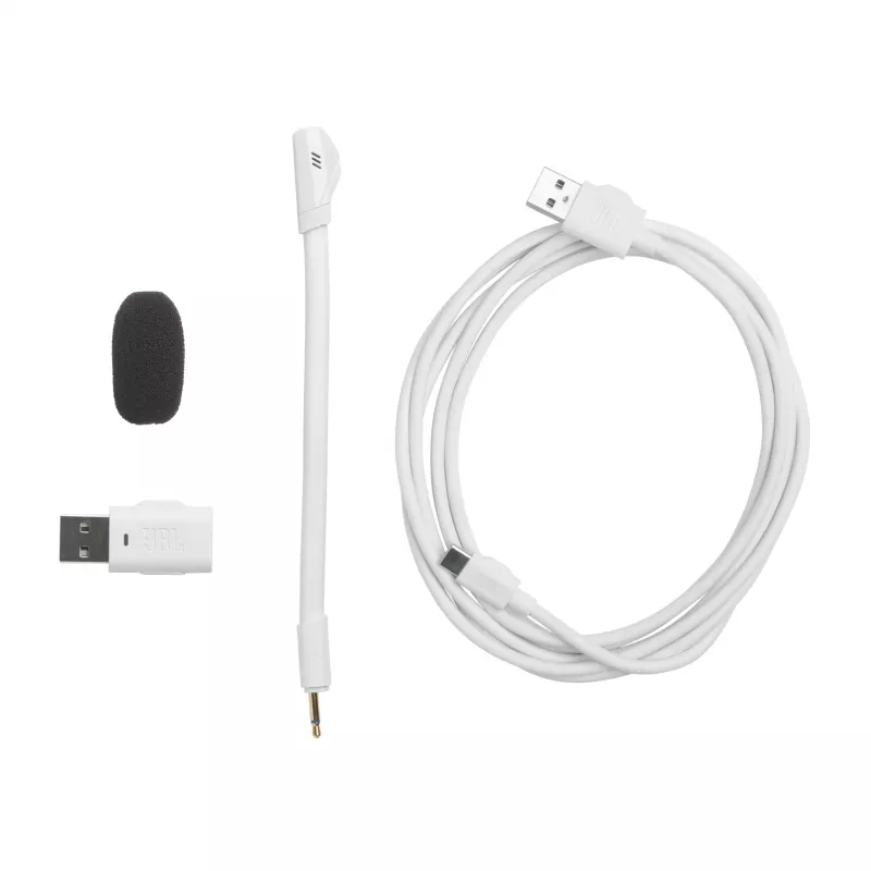 JBL Quantum 360P Auricular Inalámbrico Diadema Gaming USB Type-C Bluetooth Azul, Blanco