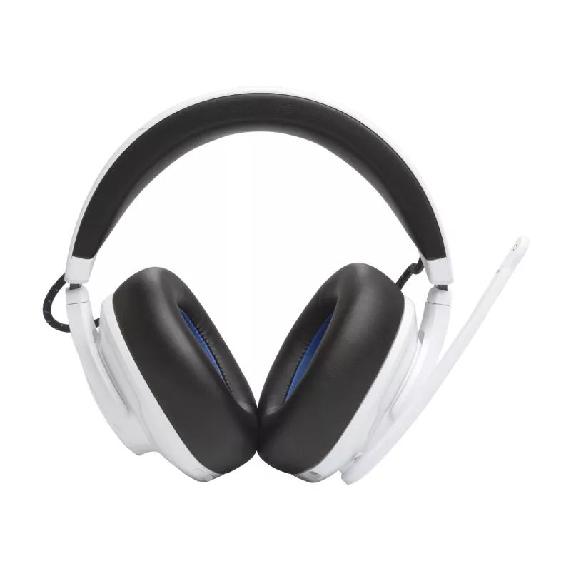 JBL Quantum 910P Auricular Con cable e inalámbrico Diadema Gaming USB Type-C Bluetooth Azul, Blanco