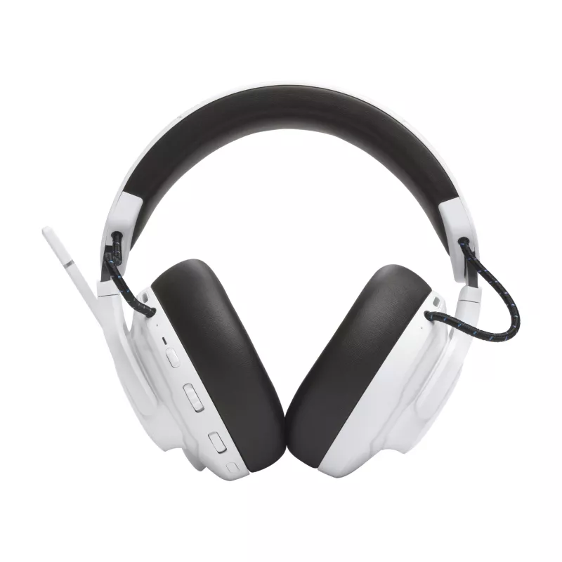 JBL Quantum 910P Auricular Con cable e inalámbrico Diadema Gaming USB Type-C Bluetooth Azul, Blanco