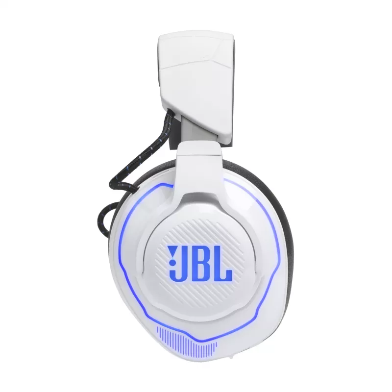 JBL Quantum 910P Auricular Con cable e inalámbrico Diadema Gaming USB Type-C Bluetooth Azul, Blanco