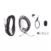 JBL Quantum 910P Auricular Con cable e inalámbrico Diadema Gaming USB Type-C Bluetooth Azul, Blanco