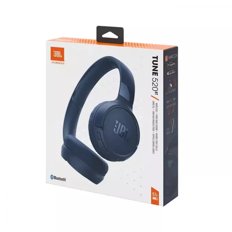 JBL Tune 520BT Auricular inalámbrico Diadema Llamadas/Música USB Type-C JBLT520BTBLUEU