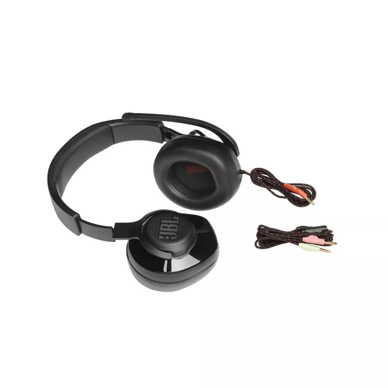JBL Quantum 200 NEGRO, Con cable, 20 - 20000 Hz, Gaming, 248 g, Auriculares, Negro