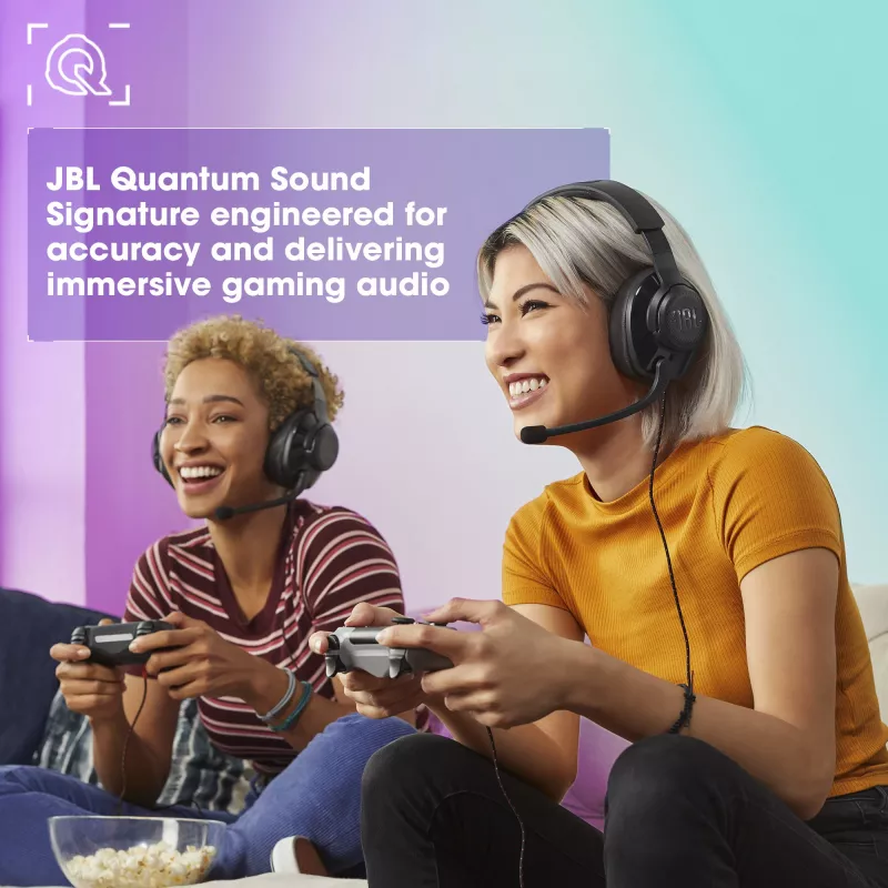 JBL Quantum 200 NEGRO, Con cable, 20 - 20000 Hz, Gaming, 248 g, Auriculares, Negro