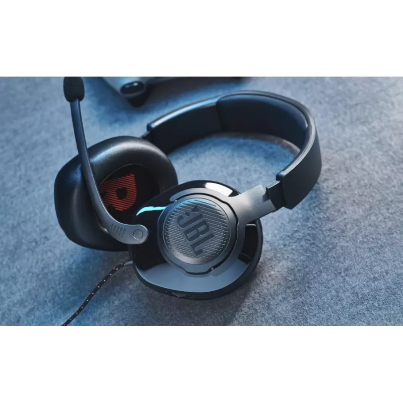 JBL Quantum 200 NEGRO, Con cable, 20 - 20000 Hz, Gaming, 248 g, Auriculares, Negro