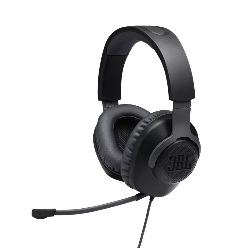 JBL Quantum 100 Negro, Con cable, Gaming, 20 - 20000 Hz, 216 g, Auriculares, Negro