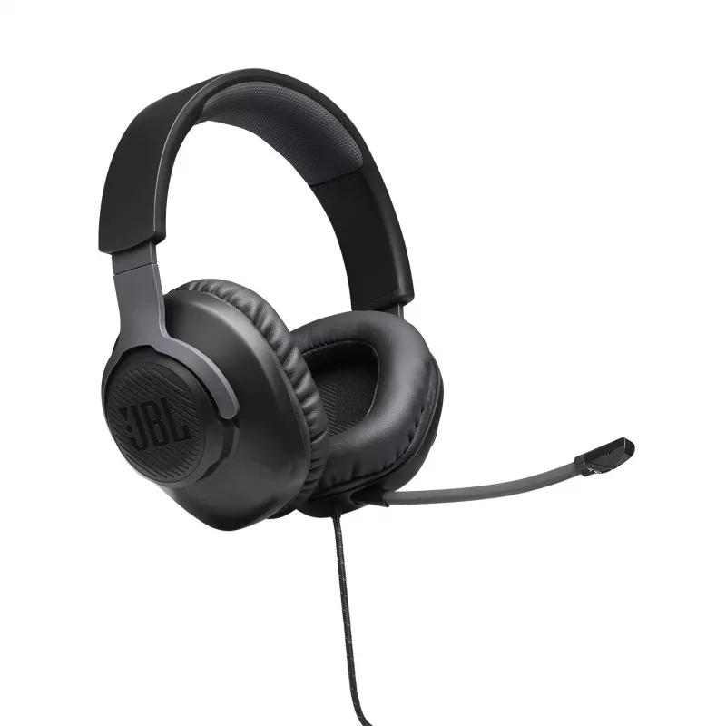 JBL Quantum 100 Negro, Con cable, Gaming, 20 - 20000 Hz, 216 g, Auriculares, Negro