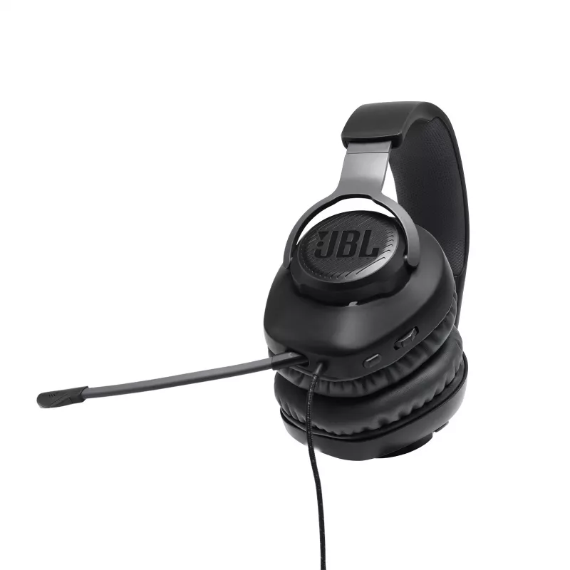 JBL Quantum 100 Negro, Con cable, Gaming, 20 - 20000 Hz, 216 g, Auriculares, Negro
