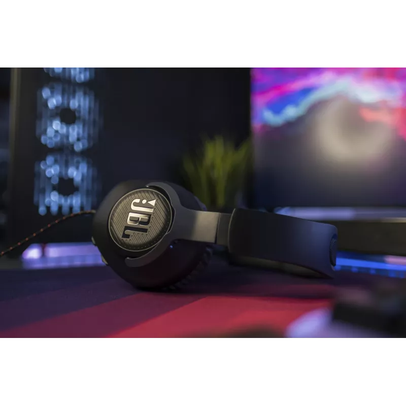 JBL Quantum 100 Negro, Con cable, Gaming, 20 - 20000 Hz, 216 g, Auriculares, Negro