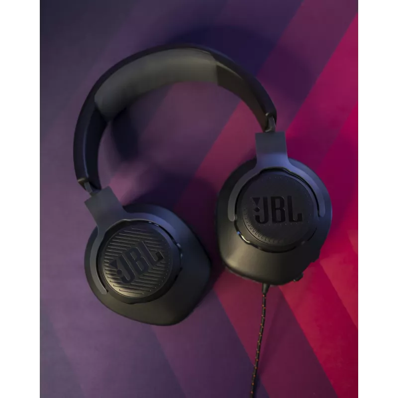 JBL Quantum 100 Negro, Con cable, Gaming, 20 - 20000 Hz, 216 g, Auriculares, Negro