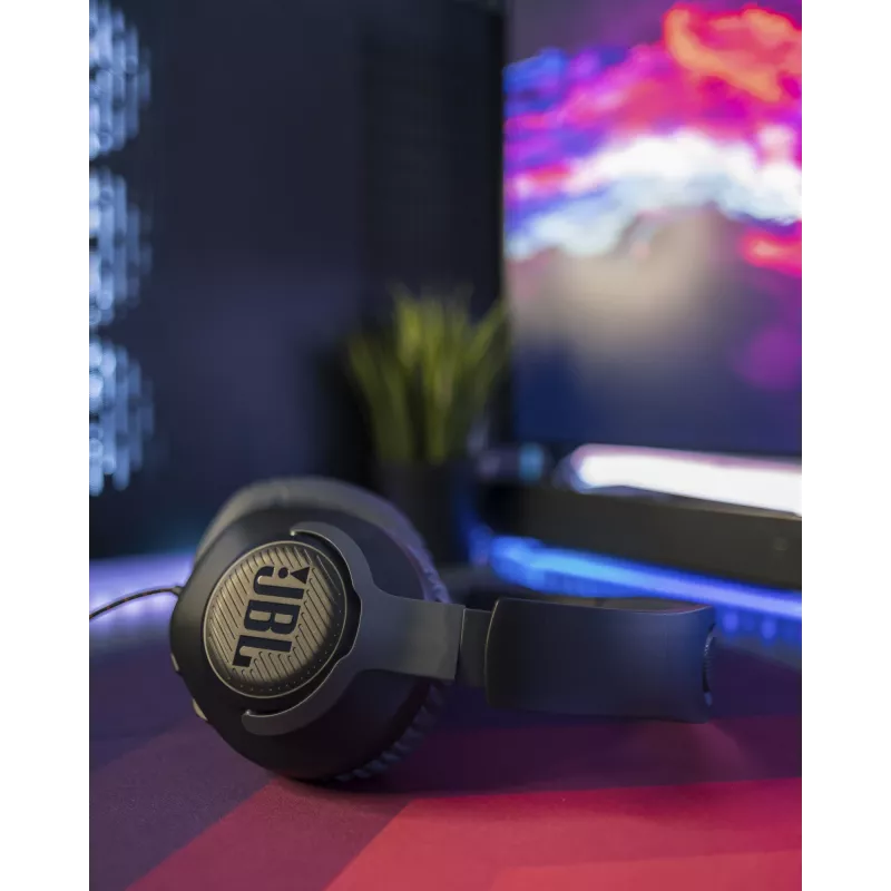JBL Quantum 100 Negro, Con cable, Gaming, 20 - 20000 Hz, 216 g, Auriculares, Negro