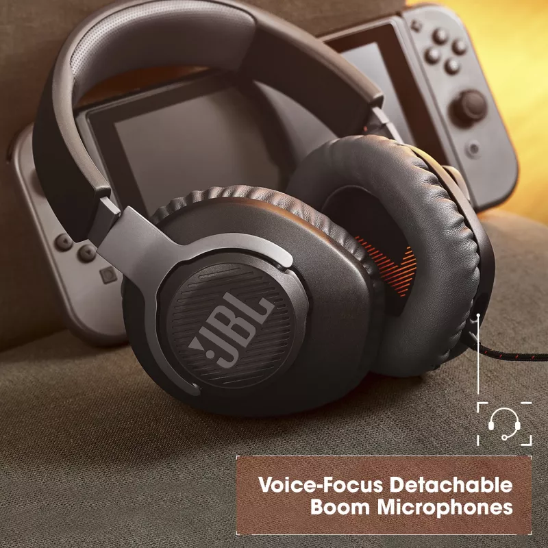 JBL Quantum 100 Negro, Con cable, Gaming, 20 - 20000 Hz, 216 g, Auriculares, Negro