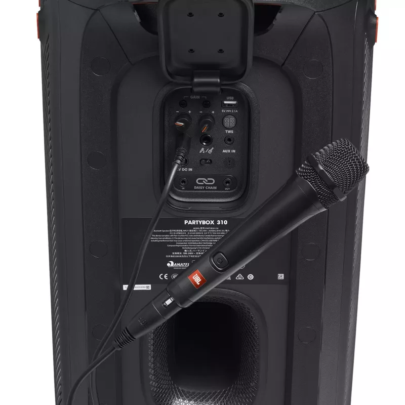 JBL PBM 100 Negro, Micrófono de karaoke, -55 dB, 50 - 15000 Hz, 600 Ω, Cardioide, Con cable