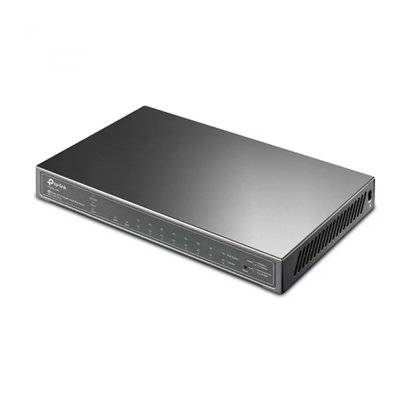 TP-Link JetStream Switch Gigabit Smart PoE de 8 puertos con 2 ranuras SFP