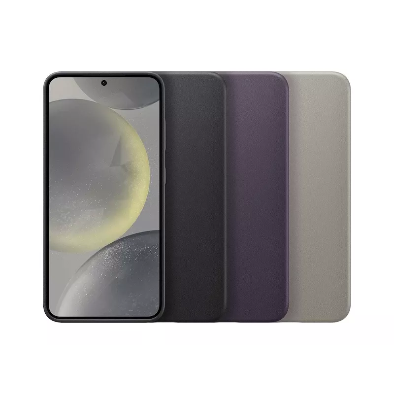 Funda de piel vegana Samsung Galaxy S24 Taupe Monochromatic