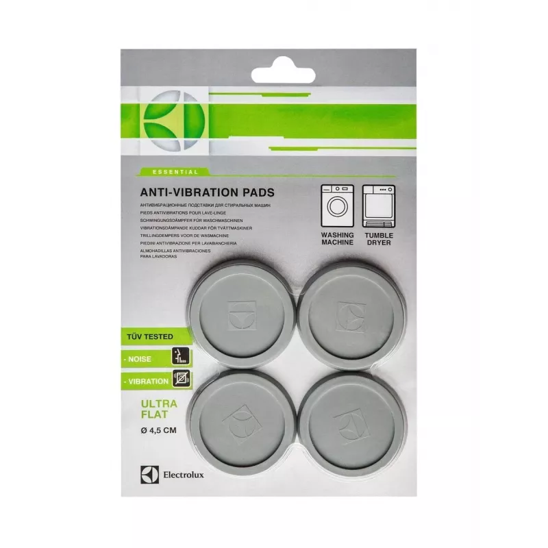 Electrolux E4WHPA02 pieza/accesorio de repuesto para lavadora alfombrilla antivibración 4 uds.