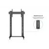 Multibrackets M Public Display Stand 210 Dual Pillar Wheelbase negro