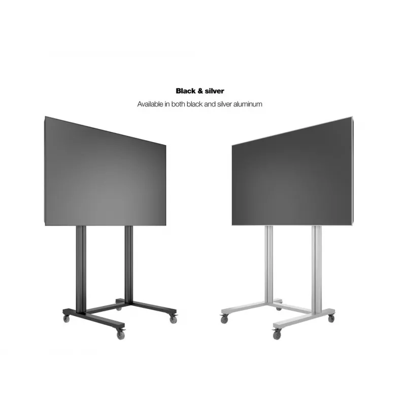 Multibrackets M Public Display Stand 210 Dual Pillar Wheelbase negro
