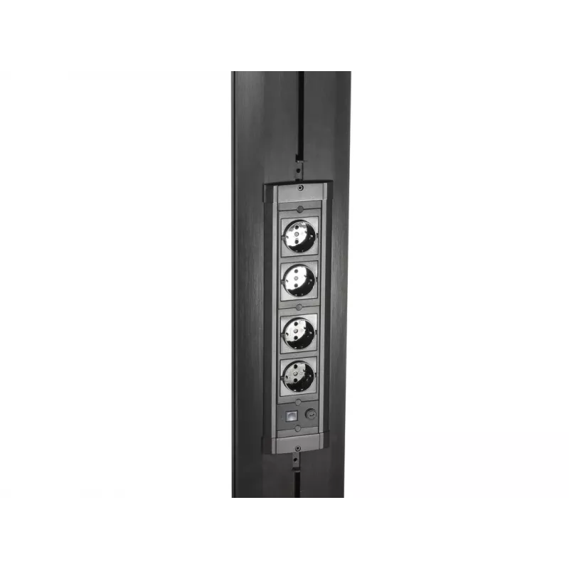 Multibrackets M Public Display Stand 210 Dual Pillar Wheelbase negro