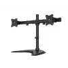 Multibrackets M Deskstand Basic Dual, independiente, 16 kg, 38,1 cm (15 pulgadas), 68,6 cm (27 pulgadas), 100 x 100 mm, negro