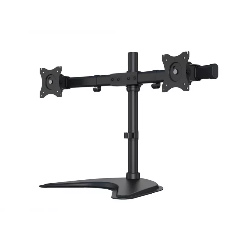 Multibrackets M Deskstand Basic Dual, independiente, 16 kg, 38,1 cm (15 pulgadas), 68,6 cm (27 pulgadas), 100 x 100 mm, negro