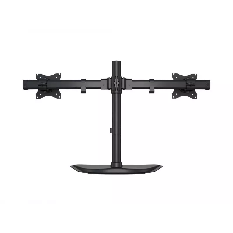 Multibrackets M Deskstand Basic Dual, independiente, 16 kg, 38,1 cm (15 pulgadas), 68,6 cm (27 pulgadas), 100 x 100 mm, negro