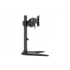 Multibrackets M Deskstand Basic Dual, independiente, 16 kg, 38,1 cm (15 pulgadas), 68,6 cm (27 pulgadas), 100 x 100 mm, negro