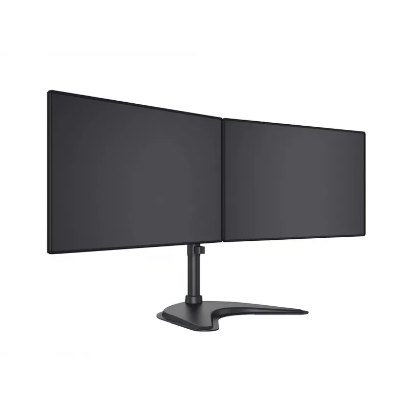Multibrackets M Deskstand Basic Dual, independiente, 16 kg, 38,1 cm (15 pulgadas), 68,6 cm (27 pulgadas), 100 x 100 mm, negro