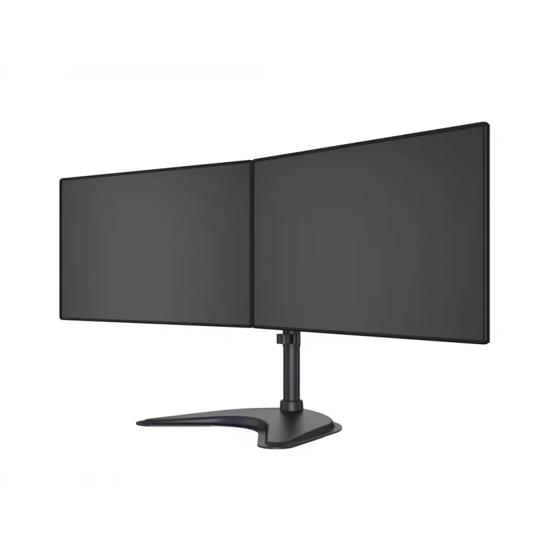 Multibrackets M Deskstand Basic Dual, independiente, 16 kg, 38,1 cm (15 pulgadas), 68,6 cm (27 pulgadas), 100 x 100 mm, negro