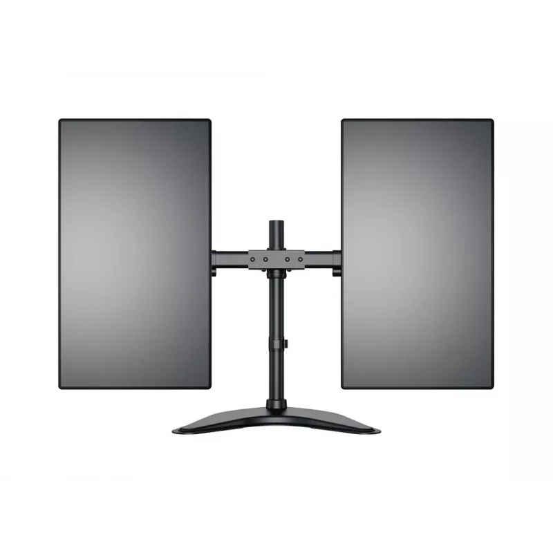 Multibrackets M Deskstand Basic Dual, independiente, 16 kg, 38,1 cm (15 pulgadas), 68,6 cm (27 pulgadas), 100 x 100 mm, negro