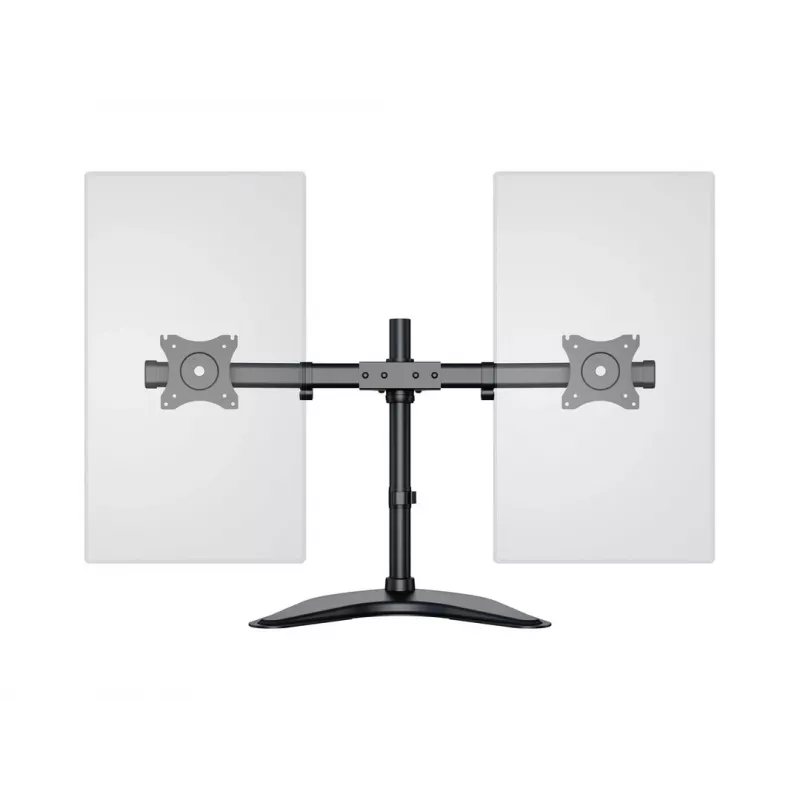 Multibrackets M Deskstand Basic Dual, independiente, 16 kg, 38,1 cm (15 pulgadas), 68,6 cm (27 pulgadas), 100 x 100 mm, negro