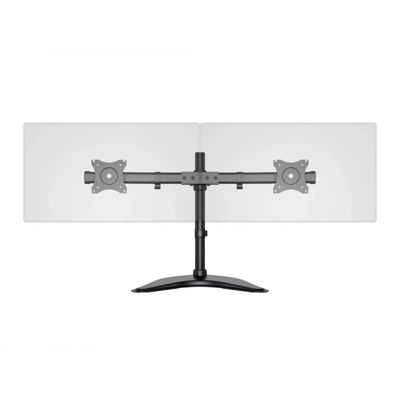 Multibrackets M Deskstand Basic Dual, independiente, 16 kg, 38,1 cm (15 pulgadas), 68,6 cm (27 pulgadas), 100 x 100 mm, negro