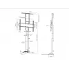 Multibrackets M soporte de TV motorizado Large capacidad de carga 50 kg pantallas de 37-65 pulgadas