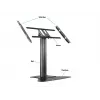 Multibrackets M Public Display Stand 110 HD Floorbase Single negro