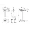 Multibrackets M Public Display Stand 110 HD Floorbase Single negro
