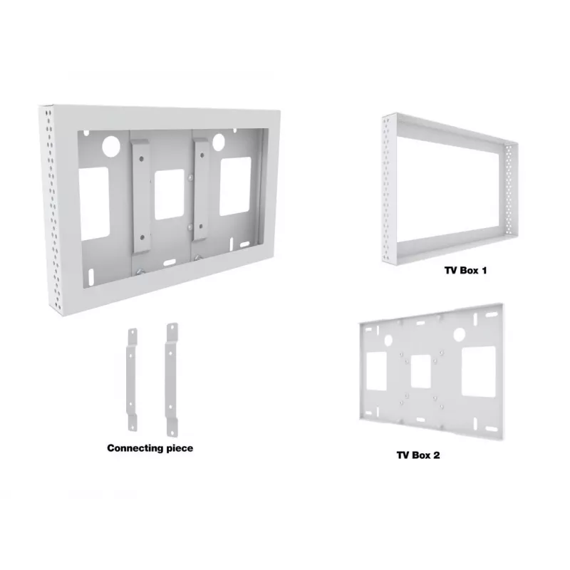 Multibrackets M Pro Series - carcasa 13 pulgadas QB13R & QB13R-T blanca