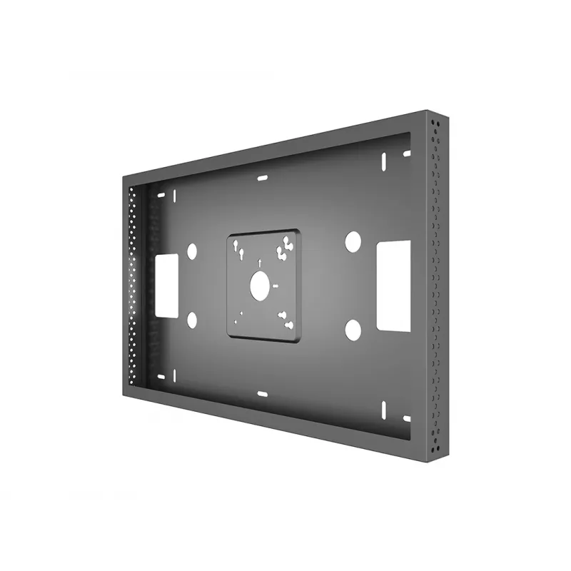 Carcasa MULTIBRACKETS M Pro Series QB24R & QB24R-T negra — acero, horizontal, compatible con 24 pulgadas
