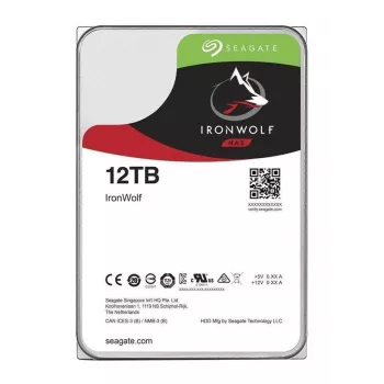 Seagate NAS HDD IronWolf disco duro interno 12 TB 7200 rpm 256 MB 3,5 pulgadas Serial ATA III